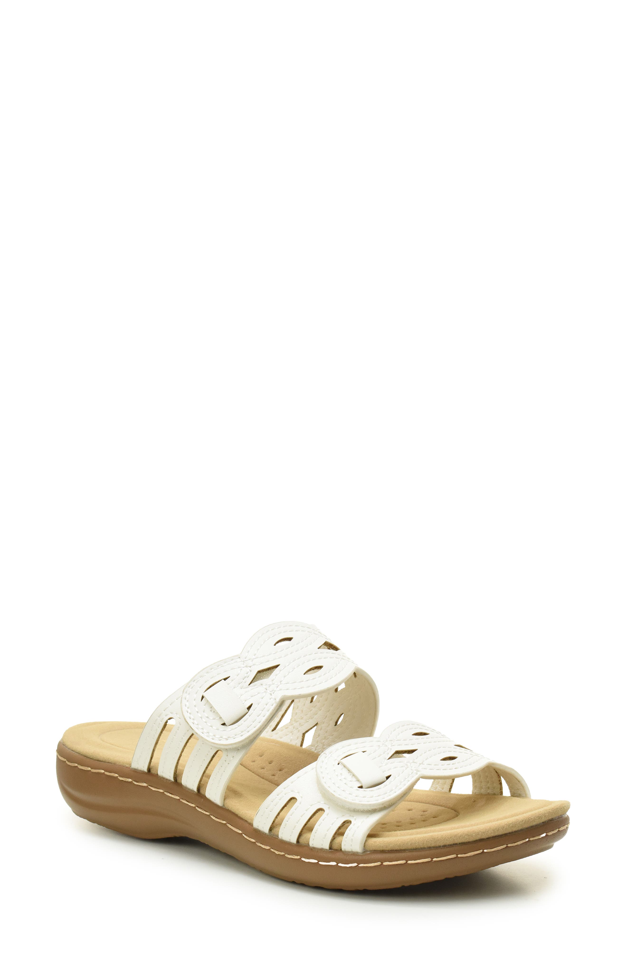 Taryn Rose Cutout Slide Sandal