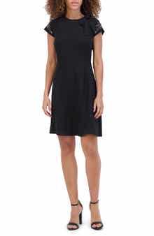 Kensie Embellished A-Line Minidress