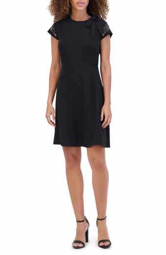 Kensie Embellished A-Line Minidress