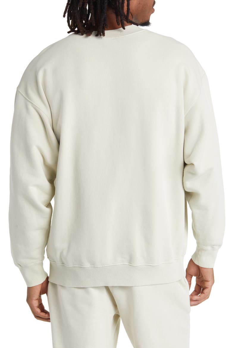 Core Oversize Crewneck Sweatshirt, Alternate, color, VINTAGE CHALK