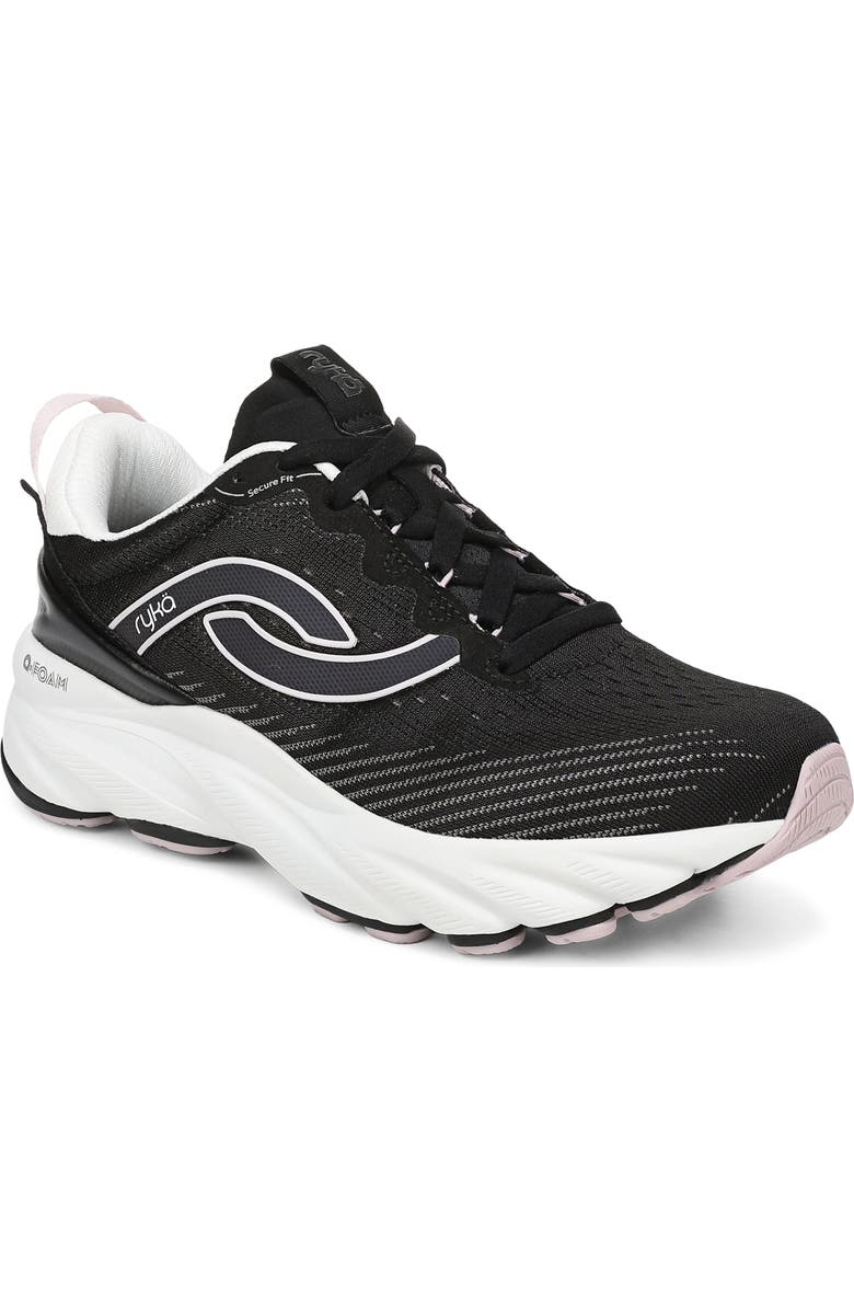 Rykä Distance LX Running Sneaker, Main, color, Black