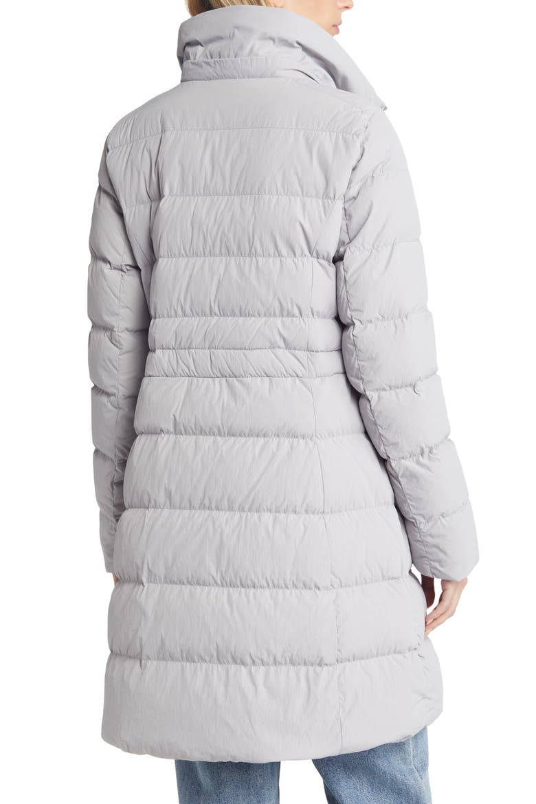 Aurora Water Repellent Hooded 750 Fill Power Down Parka, Alternate, color, MOONSTONE GREY-PDL GRIS