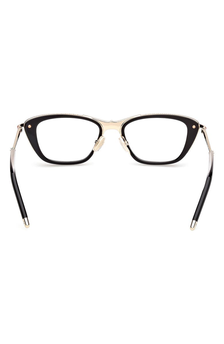 Christian Louboutin 52mm Geometric Optical Glasses, Alternate, color,