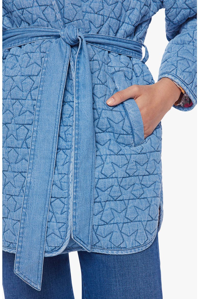 The Channel Changer Belted Chambray Jacket, Alternate, color, WHEN THE STARS ALIGN