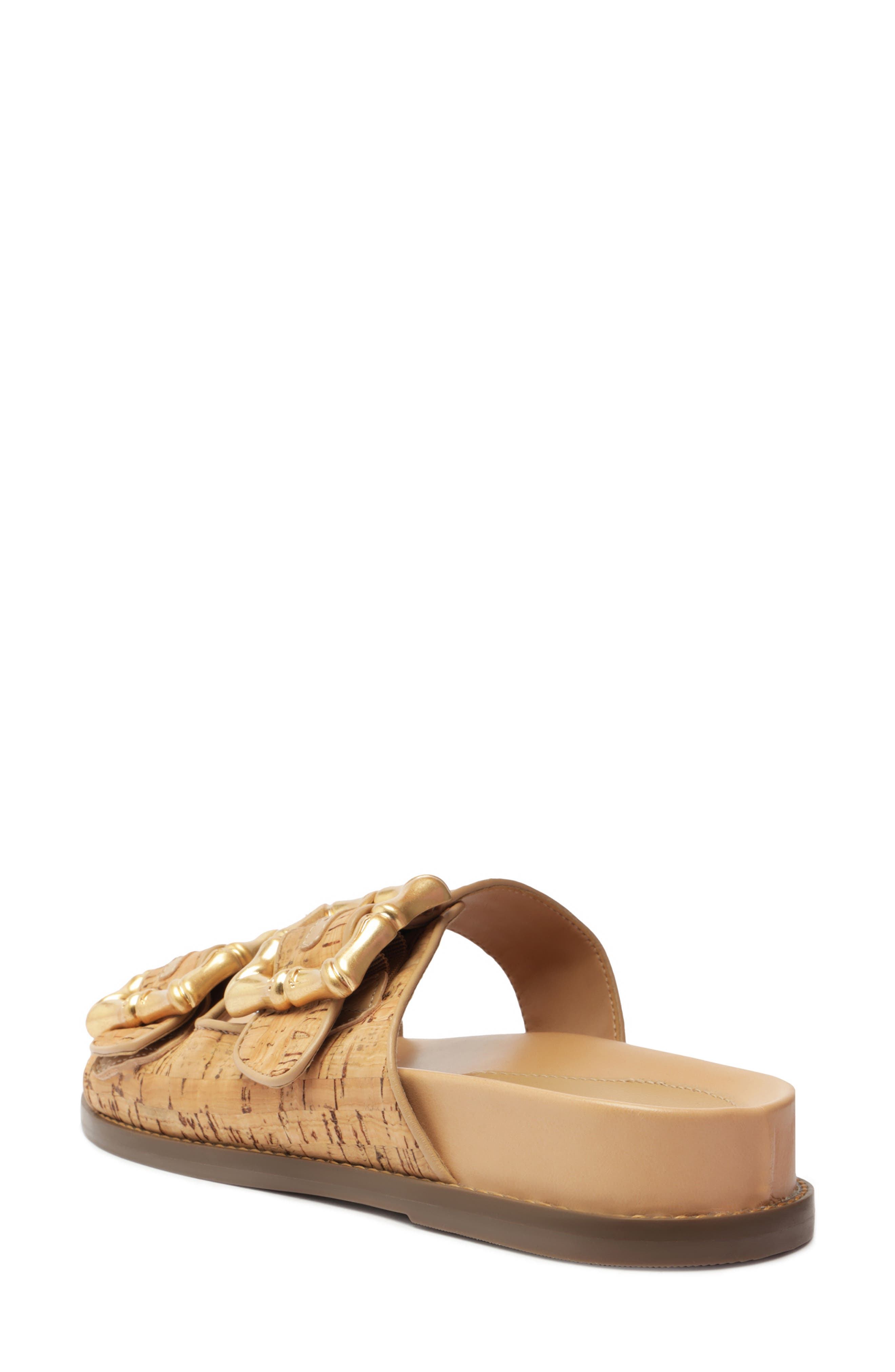 Enola Slide Sandal, Alternate, color, NATURAL/ LIGHT NUDE