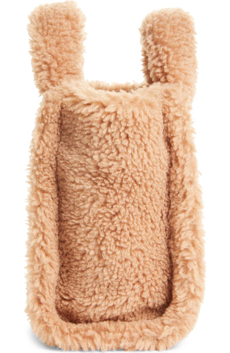 Stand Studio Mini Lizzie Teddy Faux Shearling Tote, Alternate, color,