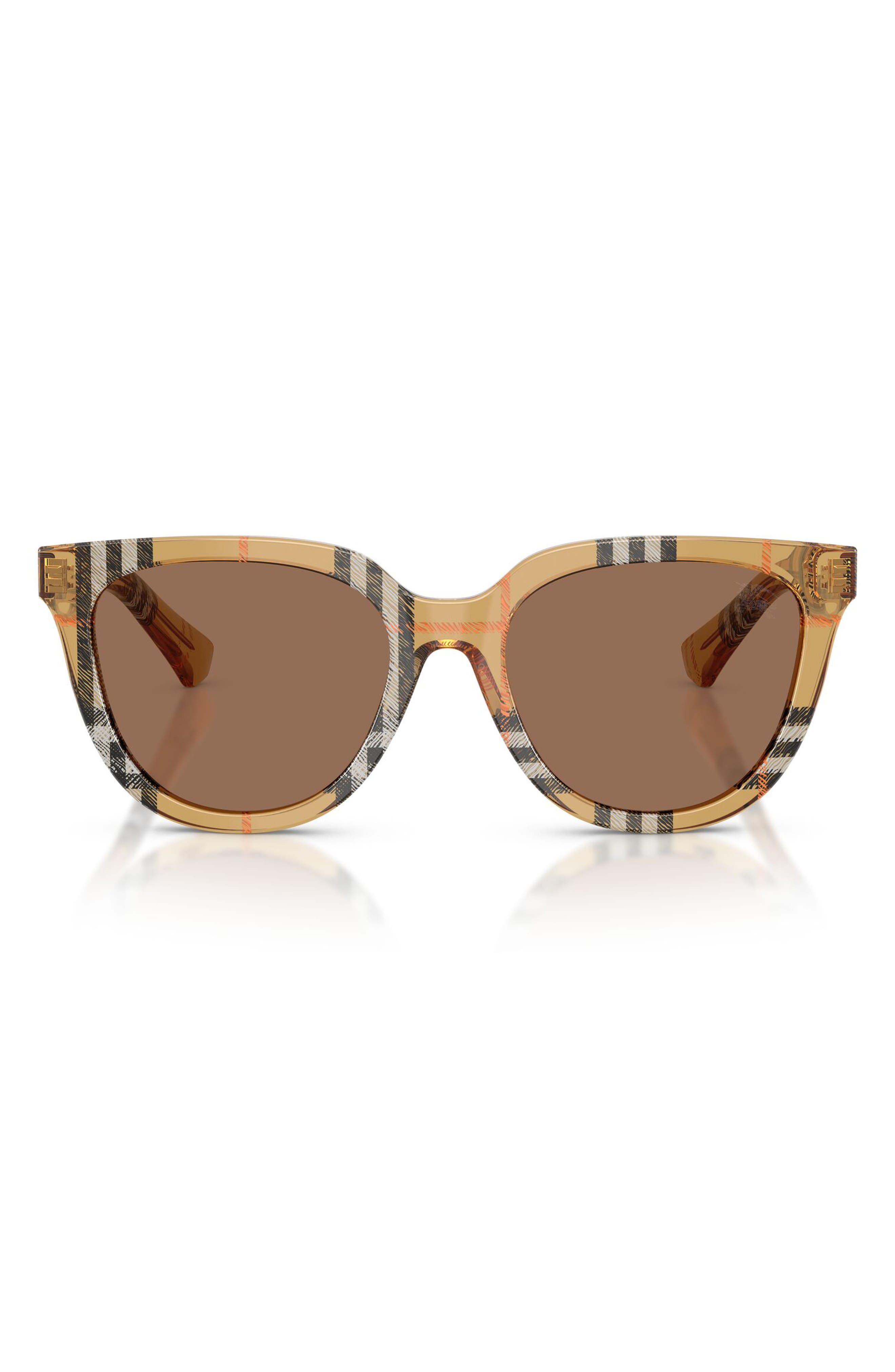 CHECK SAND / DARK BROWN