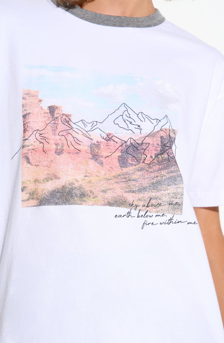 Spiritual Gangster Above Me Boyfriend Ringer Graphic T-Shirt, Alternate, color, 