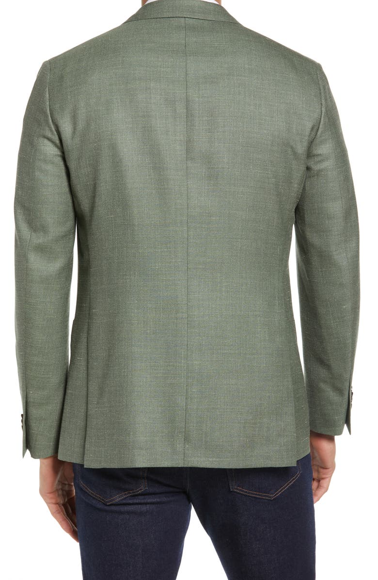 Peter Millar Tailored Fit Wool, Silk & Linen Sport Coat, Alternate, color, 