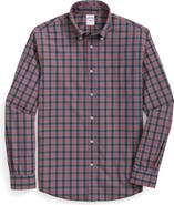 Brooks Brothers Friday Plaid Cotton Poplin Button-Down Shirt