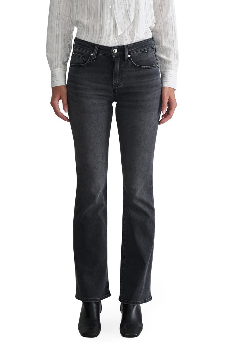Vicky Brushed Bootcut Jeans, Main, color, LT SMOKE BRUSHED FEA