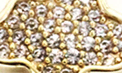 Panacea Pavé Crystal Cloud Pendant Necklace In Gold