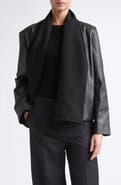 TOTEME Scarf Leather Jacket