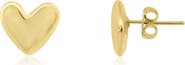 The Lovery Fine Jewelry Glowing Heart Stud Earrings