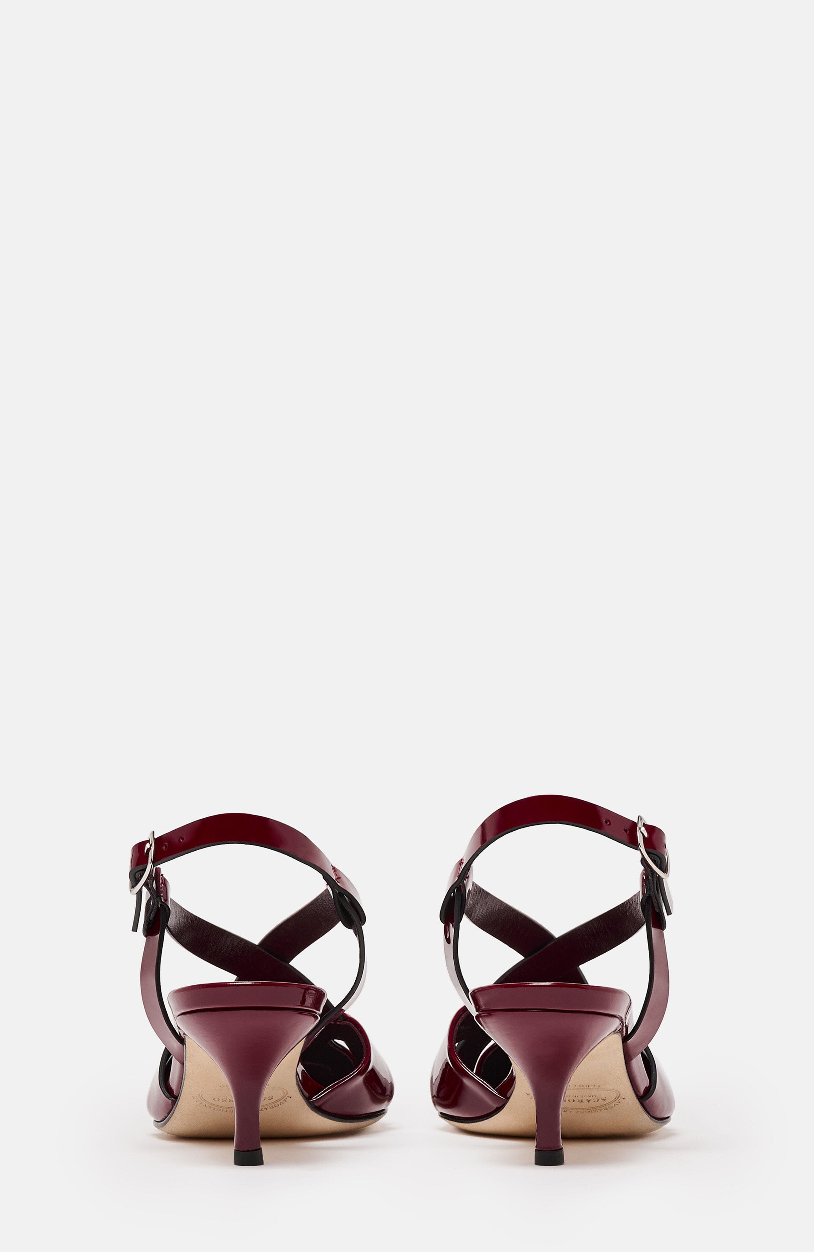 Clio Pumps, Alternate, color, Burgundy - Patent