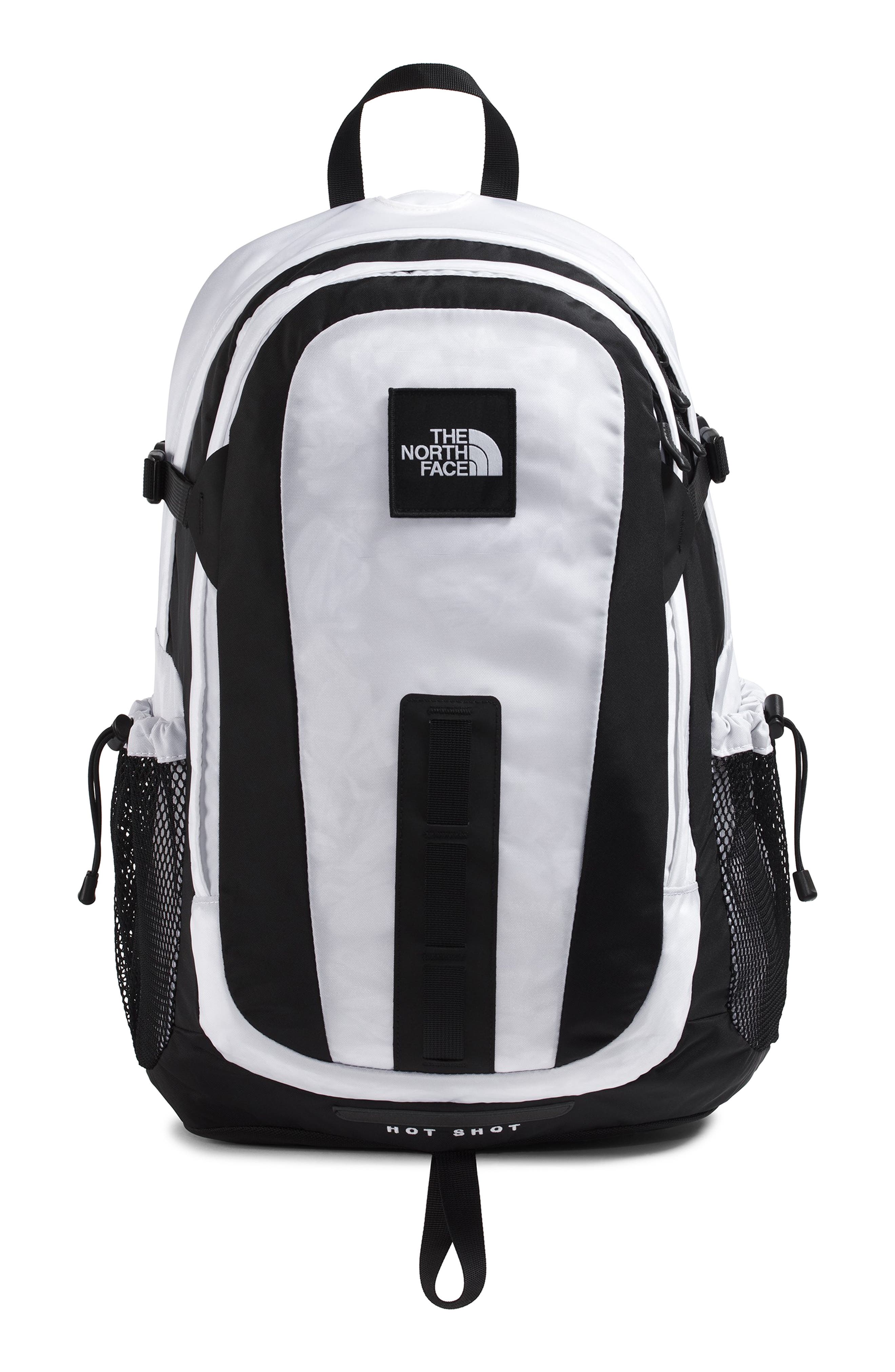Hot Shot Backpack, Main, color, TNF WHITE/ TNF BLACK