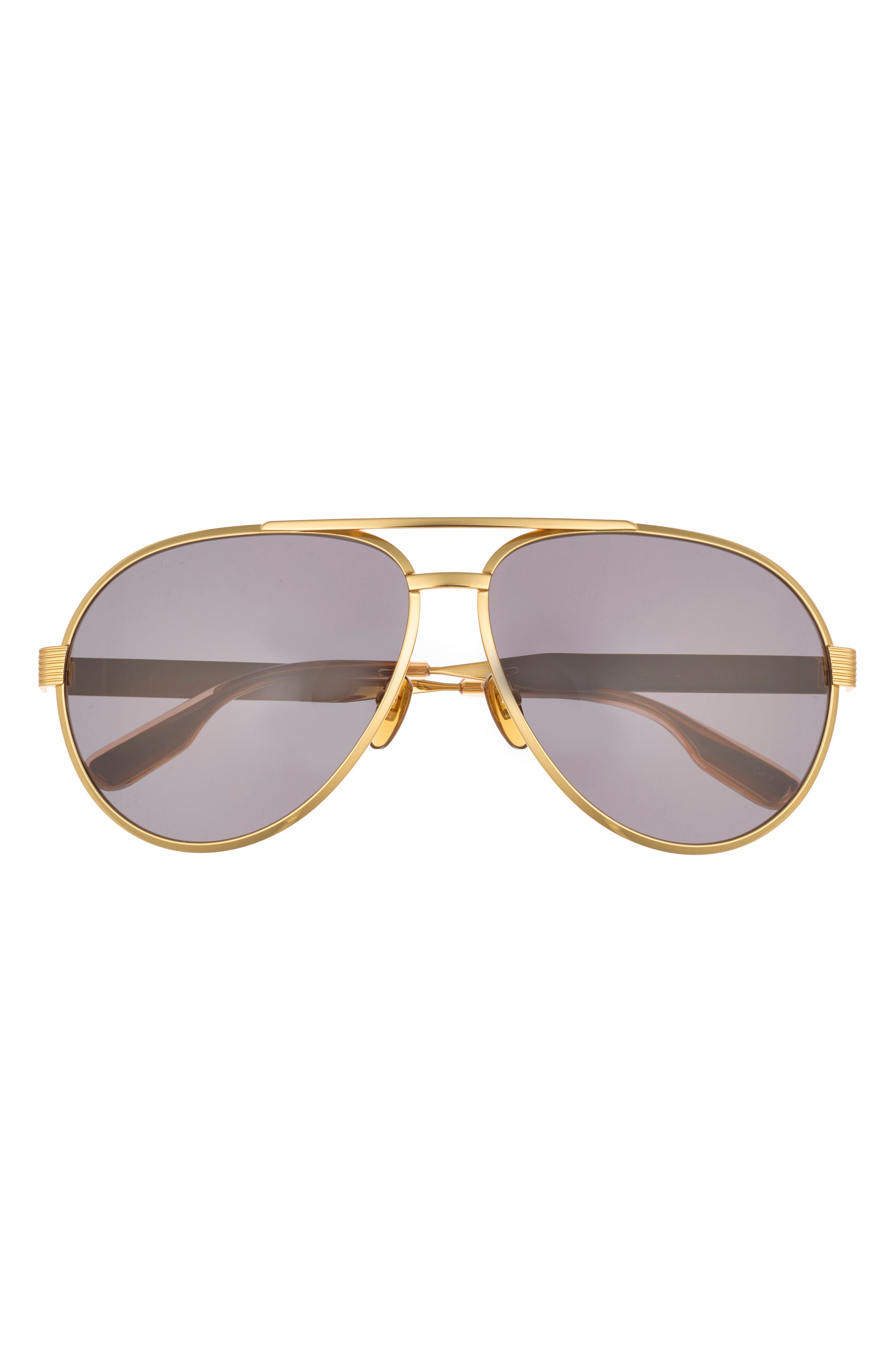 Gucci 64mm Pilot Sunglasses