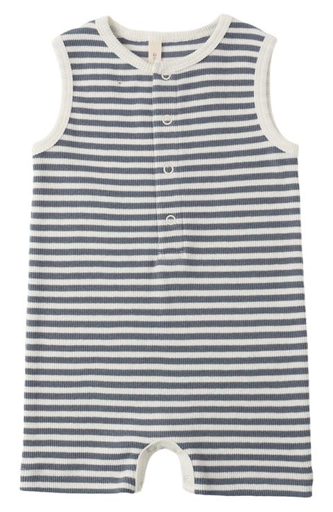 Ocean Rib Henley Romper (Baby)