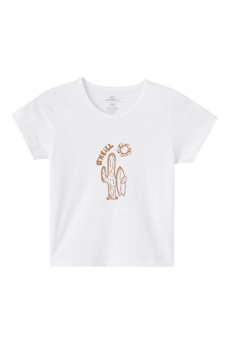Kids' Willa Graphic Skimmer Tee, Main, color, WHITE
