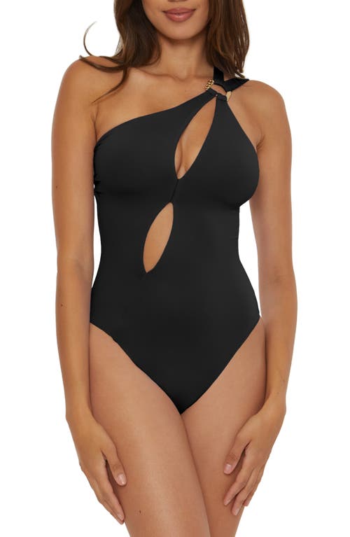 Soluna Tahiti One-shoulder Cutout One-piece Swimsuit