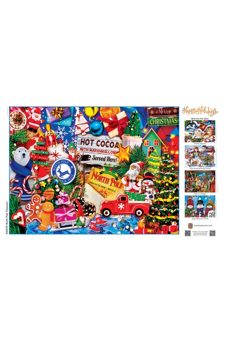 Greetings from North Pole 300pc Puzzle, Alternate, color, Multicolor