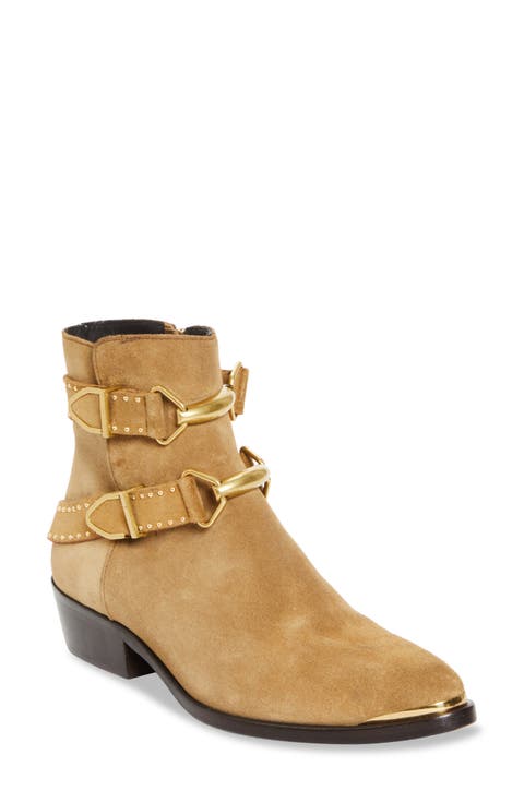 Zalya Buckle Strap Bootie (Women)
