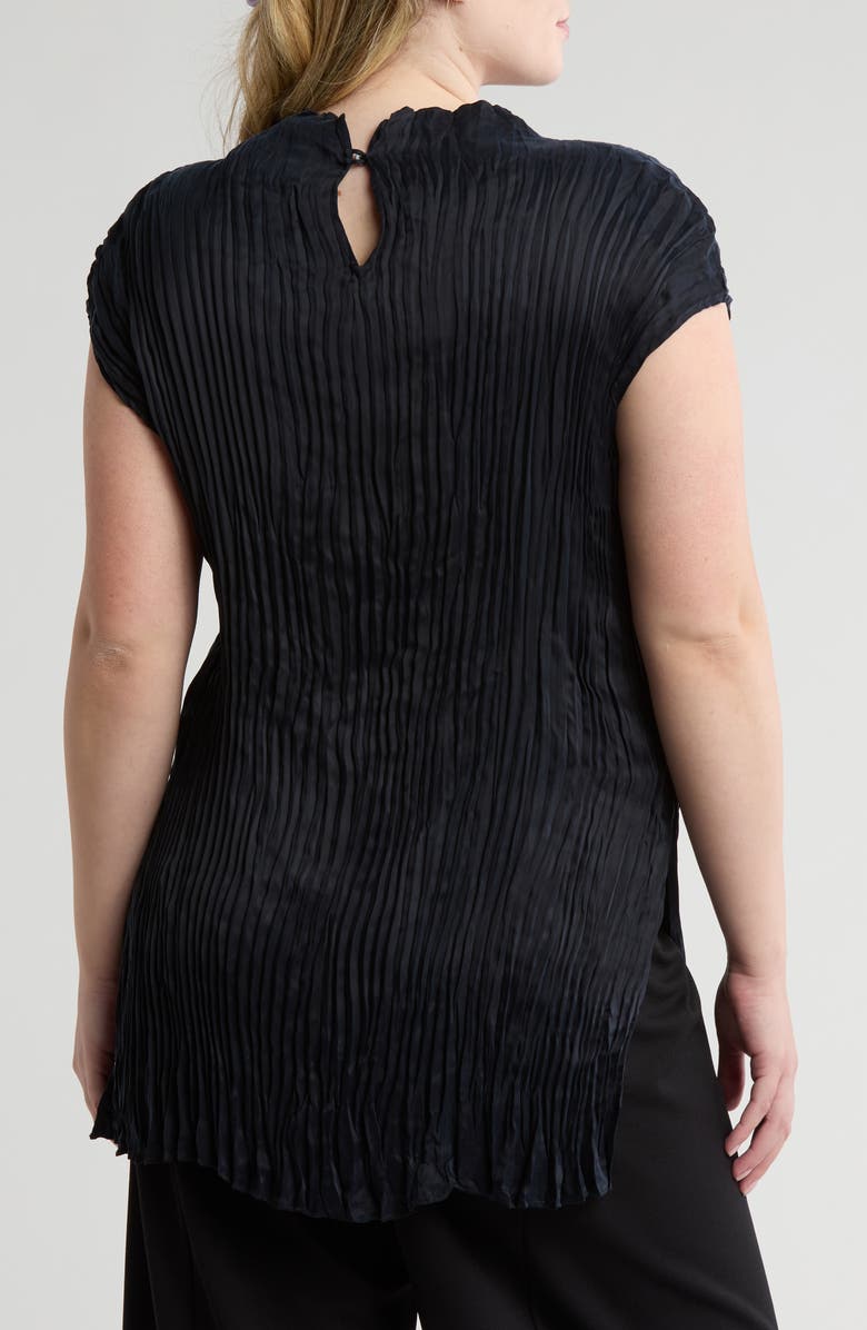 Eileen Fisher Crinkle Funnel Neck Tunic, Alternate, color, 