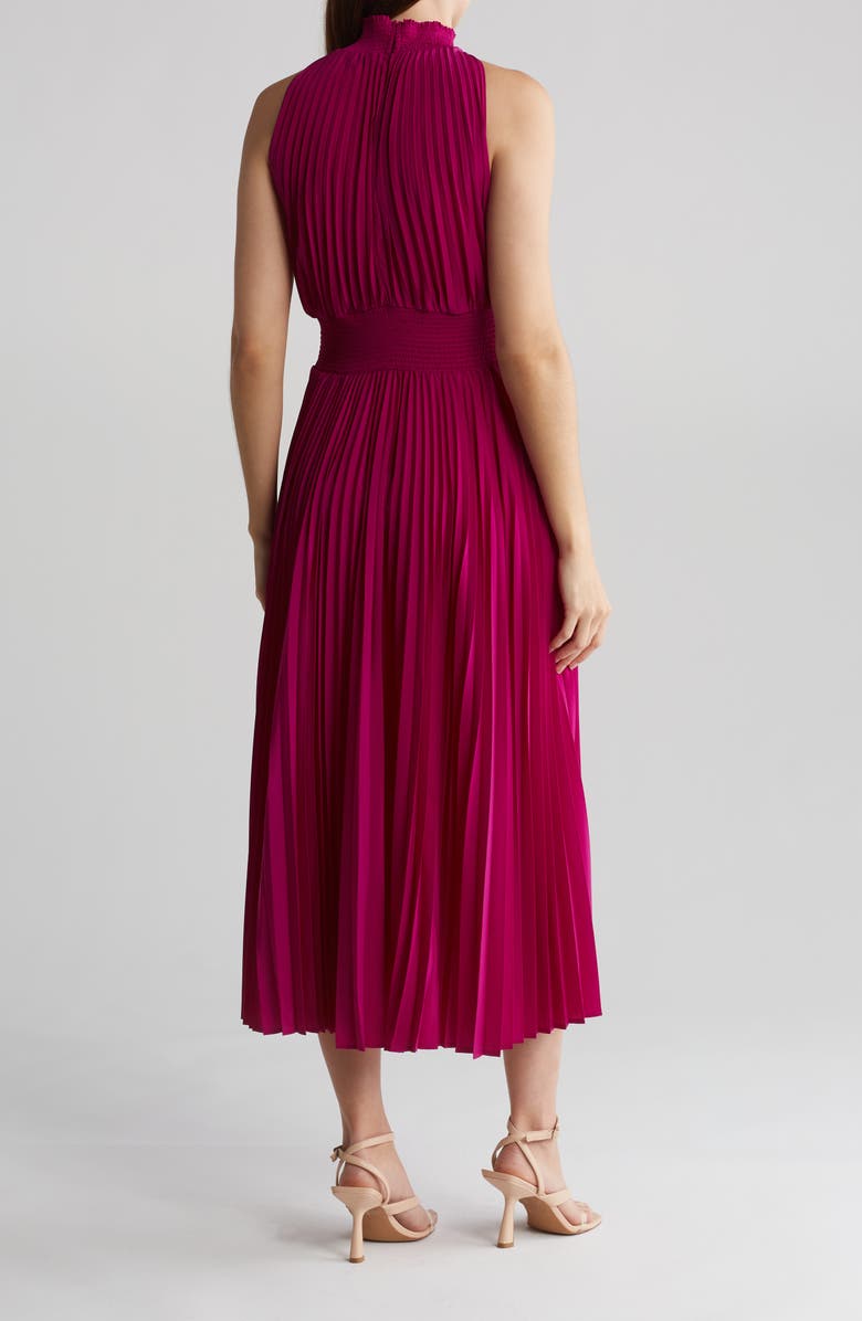 Pleated Midi Dress