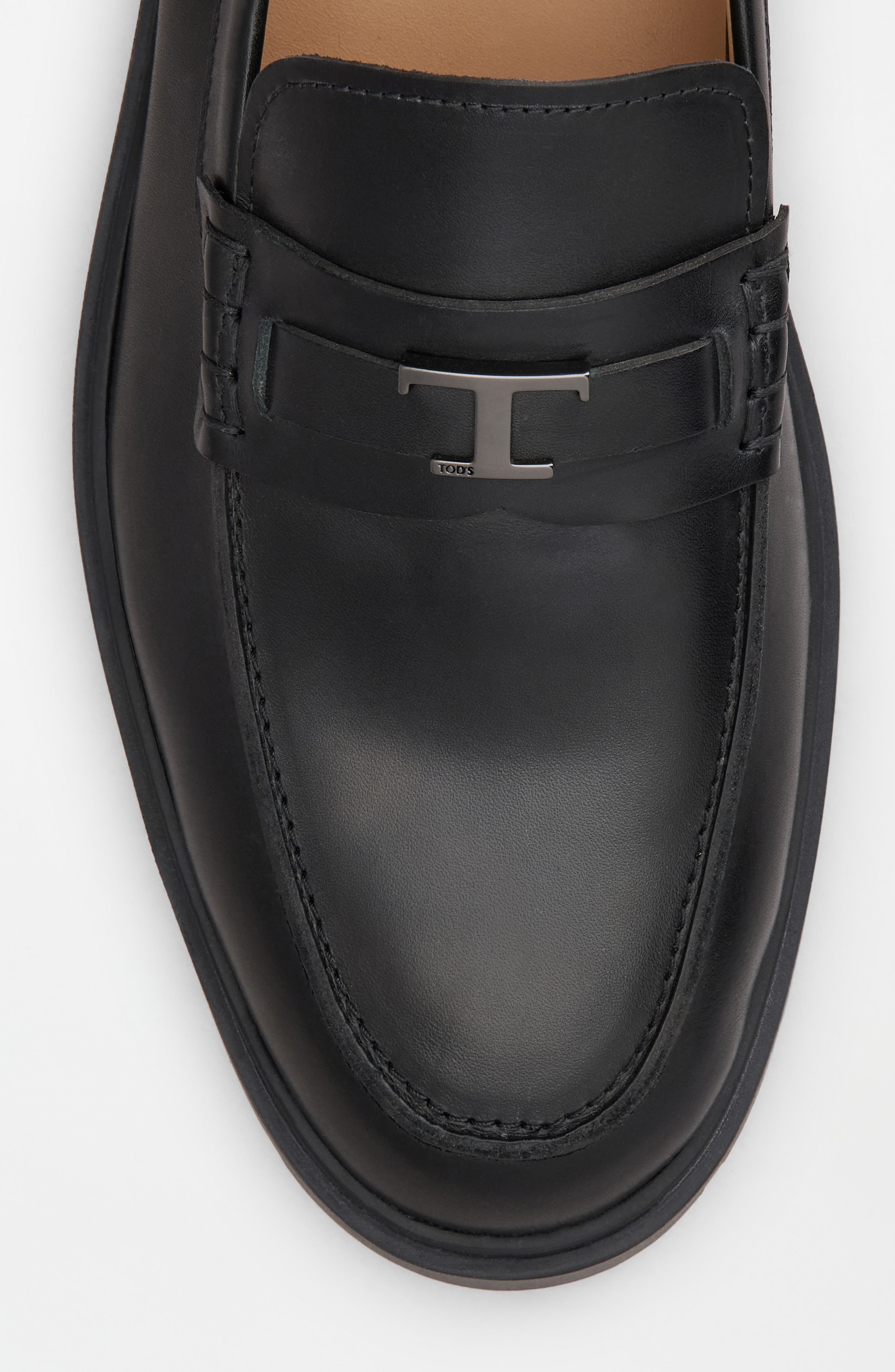 Selleria Leather Loafer, Alternate, color, NERO