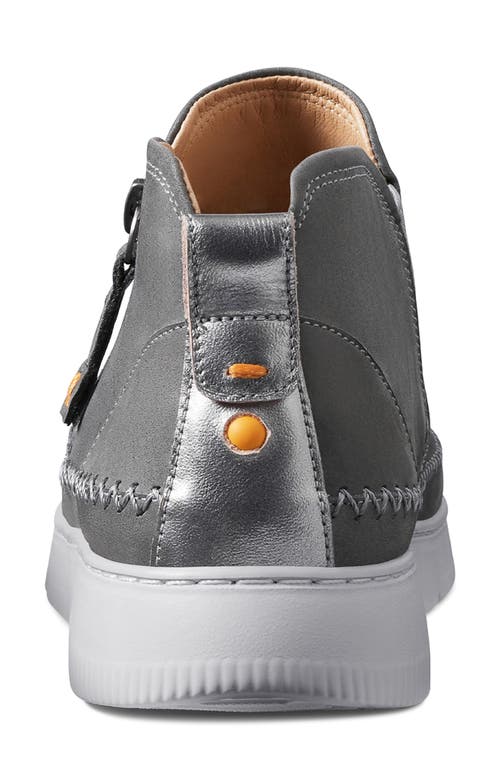 Samuel Hubbard Featherlight Laguna Zip Sneaker In Gray