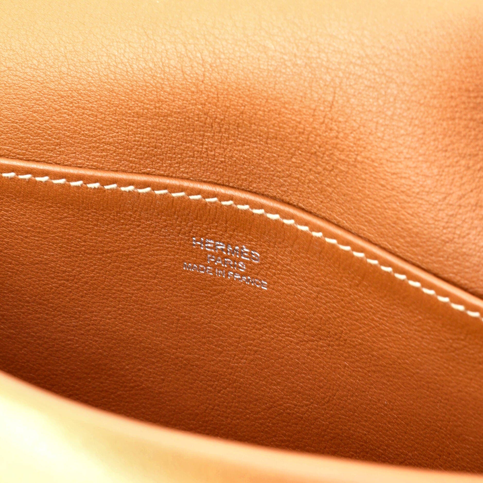 Pre-Owned Hermes Halzan Bag Swift 22, Alternate, color, Gold