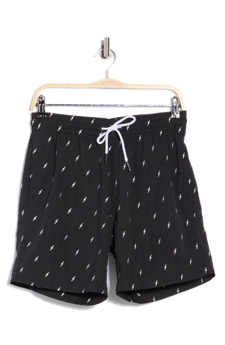 Trunks Surf & Swim Co. Sano 6.5-Inch Swim Trunks, Main, color, Black