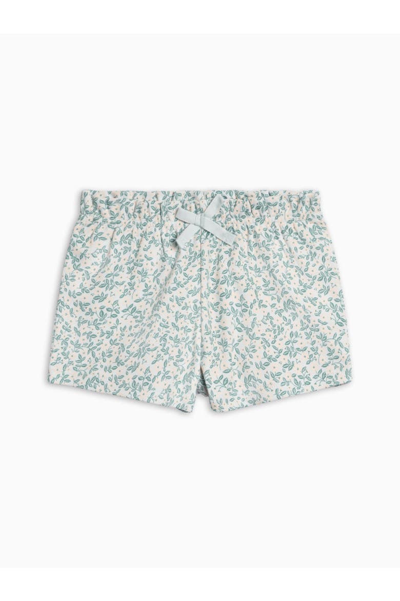 Organic Fay Ruffle Shorts, Main, color, Arbor Floral / Powder + Shell