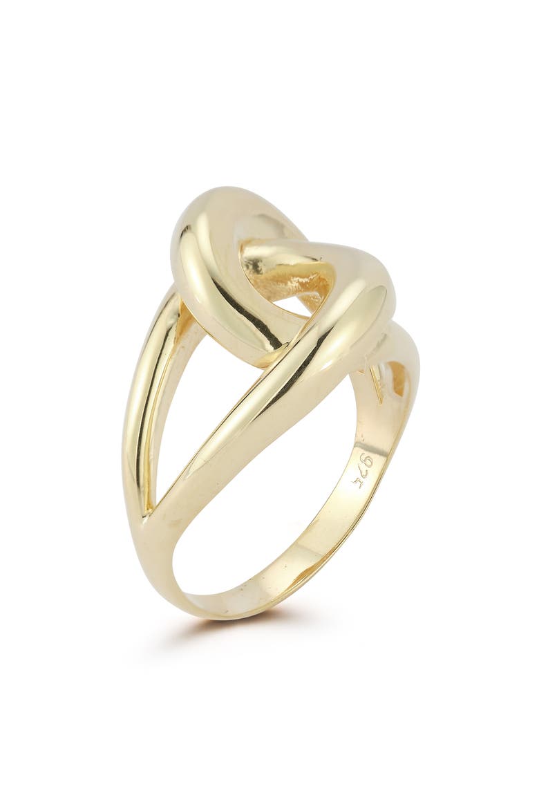 Bold Knot Ring, Alternate, color, GOLD