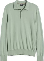 BOSS Gemello Cotton Polo Sweater