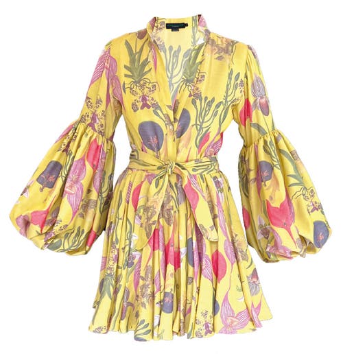 No Pise La Grama Carta Y Letra Dress In Multi