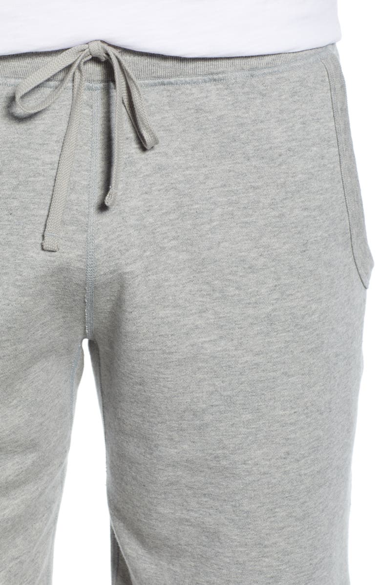 Reigning Champ Cutoff Fleece Athletic Shorts, Alternate, color,