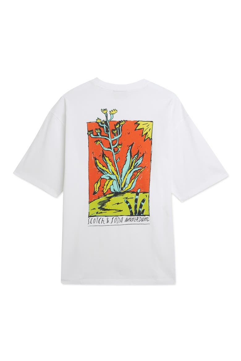 Loose Fit Cotton Graphic T-Shirt, Alternate, color, BRIGHT WHITE
