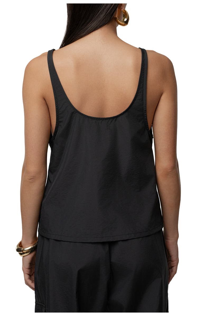 JLUXLABEL Active Scoop Neck Top, Alternate, color, Black