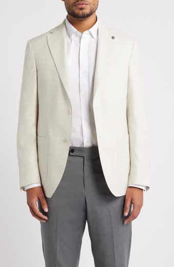 Madison Mini Check Wool, Silk & Linen Sport Coat