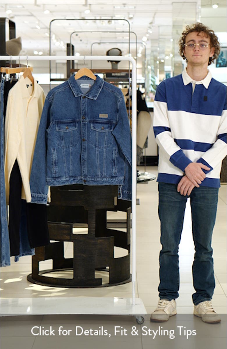 Washed Denim Trucker Jacket, sales video thumbnail