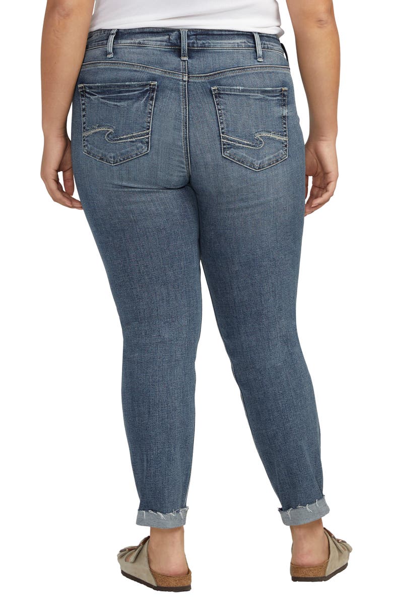 Silver Jeans Co. Mid Rise Boyfriend Jeans, Alternate, color,