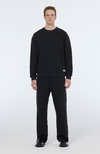 Jacquard Knit Texture Sweatshirt