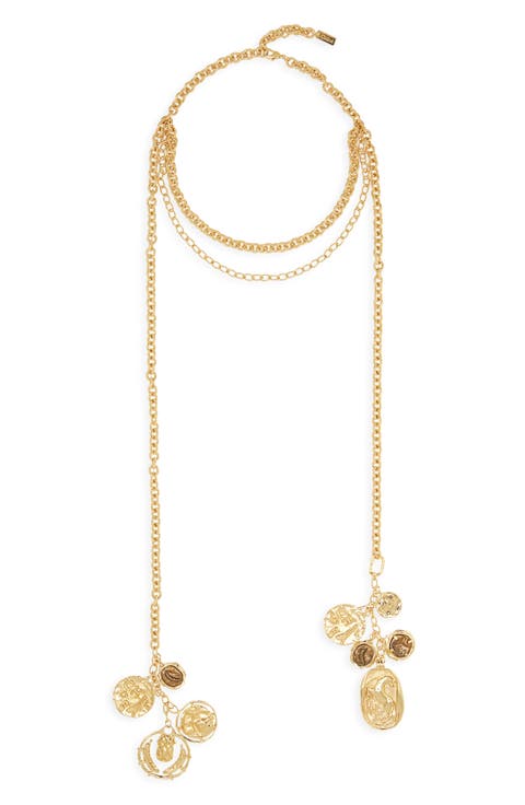 Long Medals Necklace
