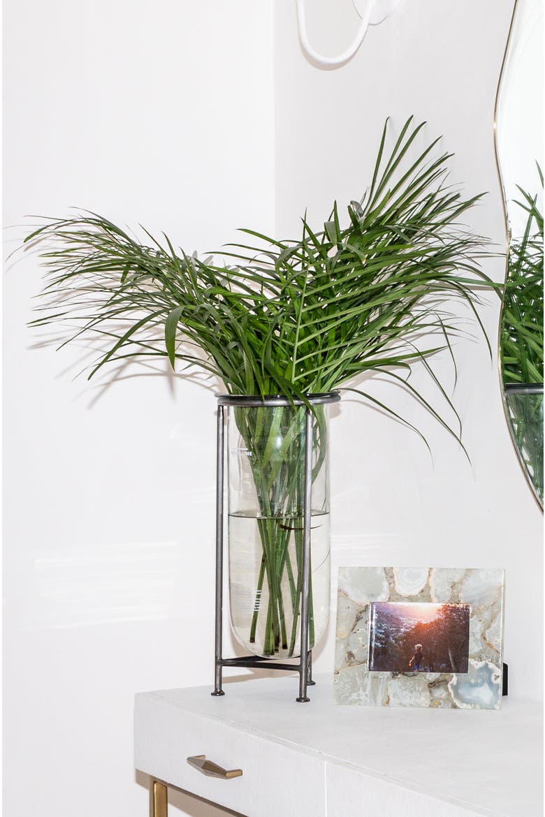 Glass Tube With Stand, Alternate, color, Clear