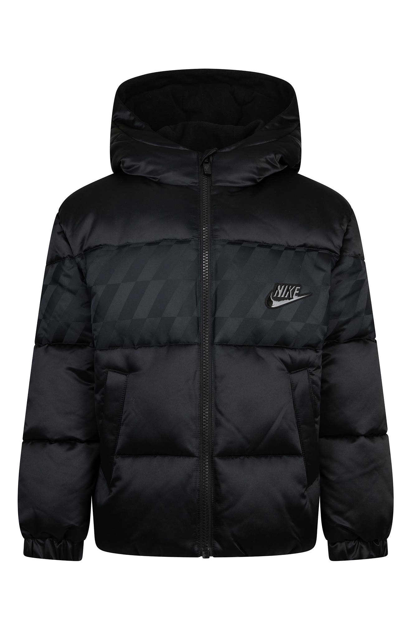 Nike Kids' Jacquard Hazard Stripe Puffer Jacket