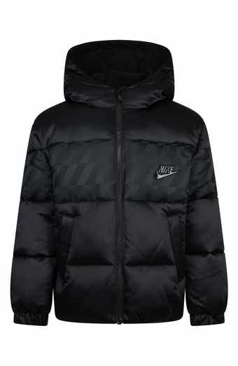 Nike Kids' Jacquard Hazard Stripe Puffer Jacket