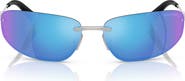 Miu Miu 69mm Oversize Oval Sunglasses