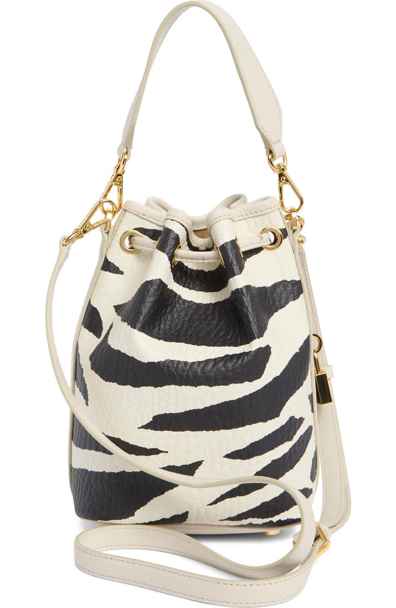 MCM Dessau VI Drawstring Mini Bucket Bag, Alternate, color,