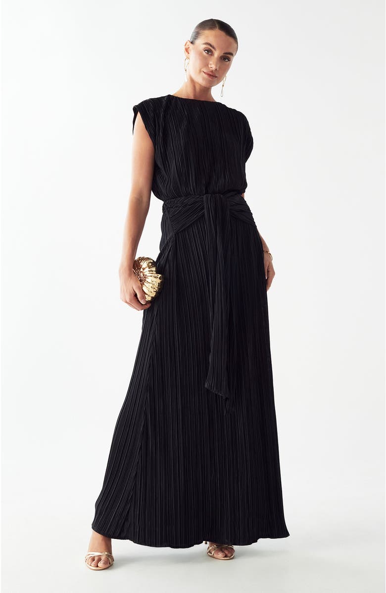 SAVEL Zarina Maxi Dress, Alternate, color, Black
